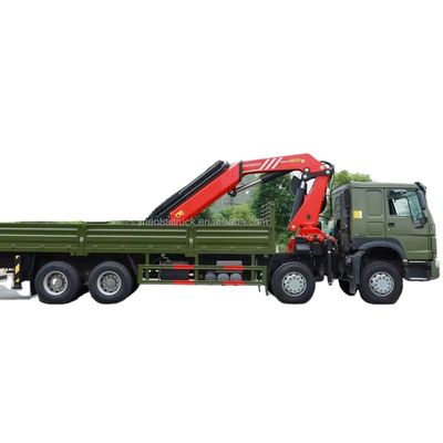 qualità  TRUCK CRANE 8x4 HOWO hydraulic folding arm crane for trucks 15~50 TON Crane factory supply new/used truck mounted crane for sale fabbrica