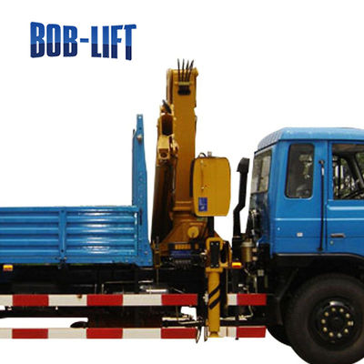 qualità  Jib Crane 6 Ton Telescopic Boom Truck Mounted Crane Yellow Winch Hydraulic Electric fabbrica